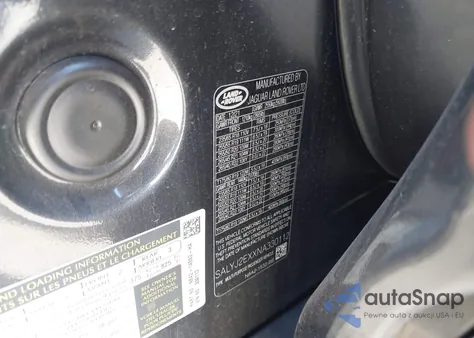 2022 Land Rover Range Rover Velar P250 S из США, поврежденный, VIN SALYJ2EXXNA330112